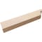 Ekena Millwork 2in. W x 4in. H x 20in. L Crestline Woodgrain TimberThane Rafter Tail, Primed Tan RFTUR02X04X20CRERCPR - alternate 4